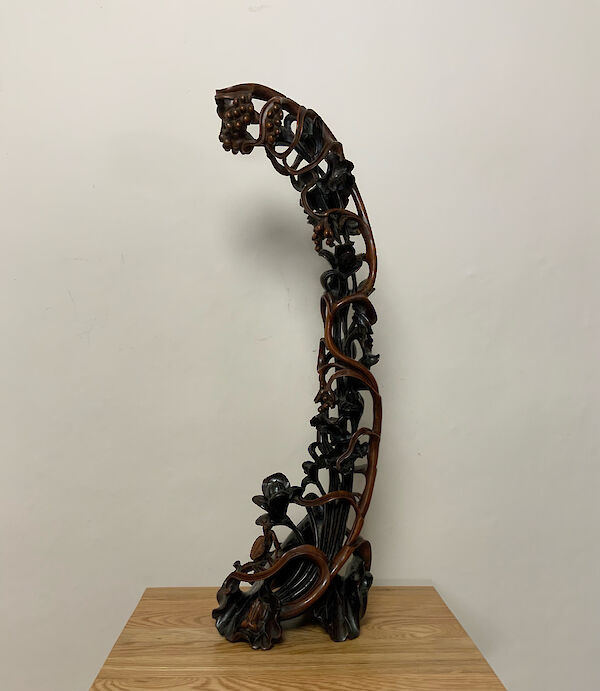 Chinese carved wood sculpture