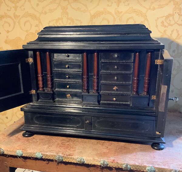An 17th century Augsburg table cabinet